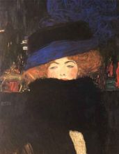 Haga click para ver la imagen ampliada 1909_lady with hat and feather boa.jpg